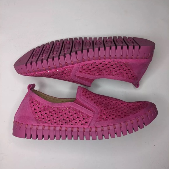 New ILSE JACOBSEN Mens Tulip Slip-on Sneakers in Pink size 44 US M 11.5, W 13.5 main image 6